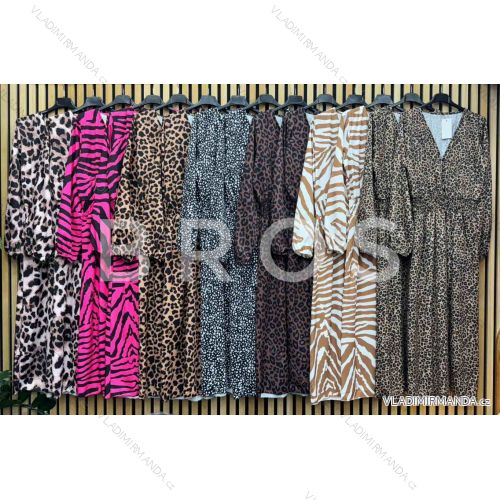 Kurzärmliges Sommer-Freizeitkleid für Damen (S/M/L EINHEITSGRÖSSE) ITALIAN FASHION IMWGB25022