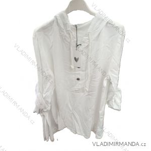 Übergroßer gestrickter Langarmpullover für Damen (S/M EINHEITSGRÖSSE) ITALIAN FASHION IMSN2416125