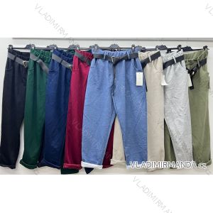 Elegante Hose mit Gürtel für Damen (S/M/L ONE SIZE) ITALIAN FASHION IM425057