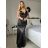 Elegantes Damen-Partykleid mit langen Ärmeln (S/M ONE SIZE) ITALIAN FASHION IM322282 -   schwarz -   S / M