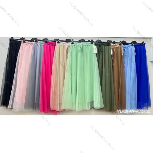 Elegante Hose mit Gürtel für Damen (S/M/L ONE SIZE) ITALIAN FASHION IM425057