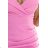 564-6 CALLIE Off-the-Shoulder Midikleid mit Ausschnitt - Candy Pink Farbe