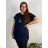 Shirt verlängert 3/4 Langarm Damen (L/XL/2XL ONE SIZE) ITALIAN FASHION IM423025