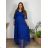 Kleid Kurzarm Damen (Uni L-2XL) ITALIENISCH MODA IMS25STELLA
