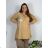 Ärmellose Jacke mit langen Ärmeln (uni sl) ITALIENISCHE Mode IMC17326 52/54 beige