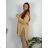 Ärmellose Jacke mit langen Ärmeln (uni sl) ITALIENISCHE Mode IMC17326 52/54 beige