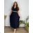 Sommerhemdkleid mit Gürtel, kurze Ärmel, Damen (42/44/46 EINHEITSGRÖSSE) ITALIAN FASHION IM425036