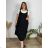 Elegantes Damen-Partykleid mit langen Ärmeln (S/M ONE SIZE) ITALIAN FASHION IM322282 48/50 Königsblau