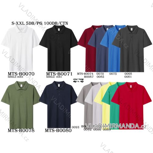 Herren Kurzarm-T-Shirt, Übergröße (S-2XL) GLO-STORY GLO25MTS-B0070
