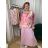 Langarm-Hemdkleid für Damen (S/M EINHEITSGRÖSSE) ITALIAN FASHION IMWD232607