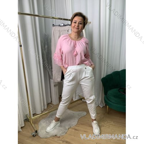 Langarm-Hemdkleid für Damen (S/M EINHEITSGRÖSSE) ITALIAN FASHION IMWD232607