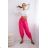 Lange Sommerhose für Damen mit Gürtel (Einheitsgröße S/M) ITALIAN FASHION IMD24080