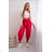 Lange Sommerhose für Damen mit Gürtel (Einheitsgröße S/M) ITALIAN FASHION IMD24080