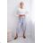 Lange Sommerhose für Damen mit Gürtel (Einheitsgröße S/M) ITALIAN FASHION IMD24080