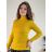 Langarm-Rollkragenpullover für Damen (uni sm) ITALIAN MODA IM919JM-5809-58