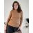 Langarm-Rollkragenpullover für Damen (uni sm) ITALIAN MODA IM919JM-5809-58