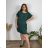 Ärmelloses Sommerkleid für Damen (UNI SL) ITALIAN FASHION IMK201505107 Smaragdgrün