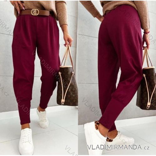 Elegante Jogginghose mit Gürtel, Damen Übergröße (40/42/44 Einheitsgröße) ITALIAN FASHION IMD25512