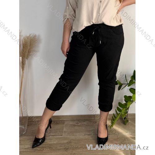 Damen Stretchhose übergroß (46/48/50 Einheitsgröße) ITALIAN FASHION IM525BETTANY