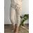 Damen Stretchhose übergroß (46/48/50 Einheitsgröße) ITALIAN FASHION IM525BETTANY/DUR 48/50 beige creme