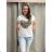 Kurzarm-T-Shirt für Damen (S/M/L, EINHEITSGRÖSSE) ITALIAN FASHION IMPLI2550873-2