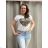 Kurzarm-T-Shirt für Damen (S/M/L, EINHEITSGRÖSSE) ITALIAN FASHION IMPLI2550873-2