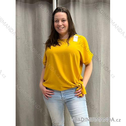 Tunika mit Anhänger Kurzarm Damen Übergröße (54/56/58 Einheitsgröße) ITALIAN FASHION IM425031