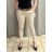 Ärmellose Jacke mit langen Ärmeln (uni sl) ITALIENISCHE Mode IMC17326 M / L beige