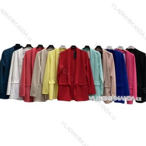 Ärmellose Jacke mit langen Ärmeln (uni sl) ITALIENISCHE Mode IMC17326