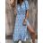 Kurzärmliges Sommer-Freizeitkleid für Damen (S/M/L EINHEITSGRÖSSE) ITALIAN FASHION IMWGB25022