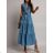 Kurzärmliges Sommer-Freizeitkleid für Damen (S/M/L EINHEITSGRÖSSE) ITALIAN FASHION IMWGB25022