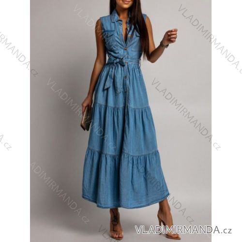Kurzärmliges Sommer-Freizeitkleid für Damen (S/M/L EINHEITSGRÖSSE) ITALIAN FASHION IMWGB25022