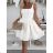 Kurzärmliges Sommer-Freizeitkleid für Damen (S/M/L EINHEITSGRÖSSE) ITALIAN FASHION IMWGB25022