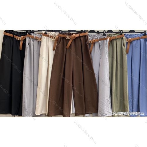 Elegante lange Damenhose, übergroß (40/42/44 Einheitsgröße) ITALIAN FASHION IMC25127
