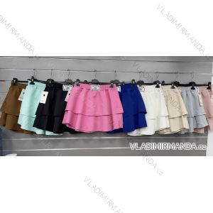 Kurzärmliges Sommer-Freizeitkleid für Damen (S/M/L EINHEITSGRÖSSE) ITALIAN FASHION IMWGB25022