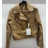 Damen-Lederjacke mit langen Ärmeln (Einheitsgröße S/M) ITALIAN FASHION IMPDY23YY0869
