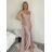Langes, elegantes Party-Langarmkleid für Damen (S-XL) FRENCH FASHION FMPEL23CECILE