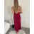 Langes trägerloses Partykleid für Damen (S/M/L Einheitsgröße) ITALIAN FASHION IMPLP2365360011A Burgunder S/M/L