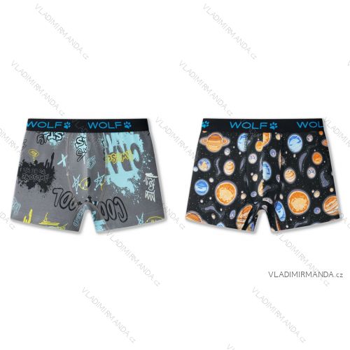 Jungen-Boxershorts (98/104 - 122/128) WOLF L2581