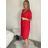 Kurzärmliges Sommerkleid aus Baumwolle für Damen (S / M / L / XL ONE SIZE) ITALIAN FASHION IMD22472