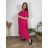 Shirt verlängert 3/4 Langarm Damen (L/XL/2XL ONE SIZE) ITALIAN FASHION IM423025