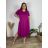 Sommerkleid oval Kurzarm Damen Übergröße (50/52/54 Einheitsgröße) ITALIAN FASHION IM425025
