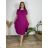 Sommerkleid oval Kurzarm Damen Übergröße (50/52/54 Einheitsgröße) ITALIAN FASHION IM425025