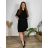 Elegantes Damen-Partykleid mit langen Ärmeln (S/M ONE SIZE) ITALIAN FASHION IM322282