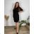 Elegantes Damen-Partykleid mit langen Ärmeln (S/M ONE SIZE) ITALIAN FASHION IM322282
