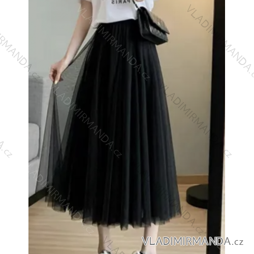 Mittellanger Faltenrock für Damen (Einheitsgröße S/M) ITALIAN FASHION IMPDY23JHAO26024