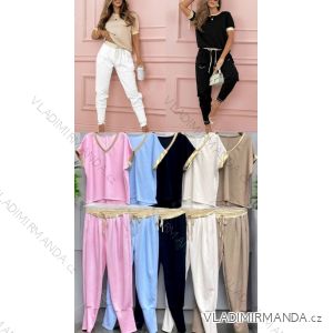 Kurzärmliges Sommer-Freizeitkleid für Damen (S/M/L EINHEITSGRÖSSE) ITALIAN FASHION IMWGB25022