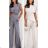 Kurzärmliges Sommer-Freizeitkleid für Damen (S/M/L EINHEITSGRÖSSE) ITALIAN FASHION IMWGB25022