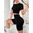 Bluse Langarm mit Rüschen Frauen (UNI S / L) ITALIAN FASHION IMK20159