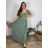Kurzes Sommerkleid mit langen Ärmeln für Damen, übergroß (54/56/58 Einheitsgröße) ITALIAN FASHION IM425070
